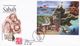 Malaysia 2018-10 Sabah Set+M/S FDC With Autograph Train Fauna Bird Marine Coral Mountain Pitcher Turtle Diving Dance Map - Malesia (1964-...)
