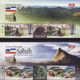 Malaysia 2018-10 Sabah MNH With Title Train Fauna Bird Marine Coral Mountain - Malesia (1964-...)