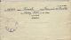 BIGLIETTO CAMPO PRIGIONIERI INDIA POW CAMP 25 YOL 1943 X PIACENZA - Military Mail (PM)