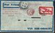 INDOCHINE - 1933 - Vol Saigon-Marseille - Affr.à 36 Ct Sur Enveloppe Pour Paris - Cachet Rouge Contrôle Des Affr.Avion - - Poste Aérienne