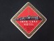 HOTEL MOTEL INN MOTOR HOUSE INYA LAKE RANGOON BURMA TAG DECAL STICKER LUGGAGE LABEL ETIQUETTE AUFKLEBER - Etiketten Van Hotels