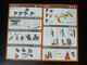 Airlines Jetstar Pacific Safety Instruction Information Card (#^) - Safety Cards