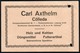 B4599 - Cölleda - Carl Axthelm - Holz Kohlen Düngemittel Futterartikel  - Rechnung Quittung 1919 - 1900 – 1949