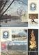 FRANCE Complete Set On 5 Olympic Postcards With Olympic First Day Cancel - Winter 1968: Grenoble