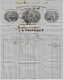 1869 Sitzende Helvetia/Helvétie Assise 38/30 Moutier (Fingerhutstempel) 17. Mai 69 To Bern (Fabrique De Verres A Vitres) - Briefe U. Dokumente