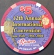 $5 Casino Chip. Riviera, Las Vegas, NV. 12th Annual CC&GTCC Convention. E11. - Casino