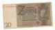 Billet , Allemagne, Reichsbanknote, 20 Reichsmark , Zwanzig , 1929,  2 Scans - 20 Mark