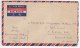 Selangor Used  Airmail Air Mail. 1954 Kajang Malaya - Perak