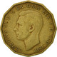 Monnaie, Grande-Bretagne, George VI, 3 Pence, 1937, TTB, Nickel-brass, KM:849 - F. 3 Pence