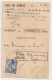 SEMEUSE De PIEL 0.30 SEULE Sur AVIS DE CREDIT CHAMBERY R.P. Savoie Pour Chéques Postaux LYON.PEU COMMUN. - 1961-....