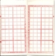 CHINE . HONG KONG . CAHIER ECOLE NEUF .PETITS CARRES - Scolaires