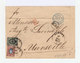 Timbres Empires Russe Oblitérés Sur Enveloppe. Cachets 1875. Oblitération PD En Rouge. (523) - Machines à Affranchir (EMA)