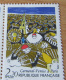 France - Bande De 3 Timbres Avec Bord De Feuille YT N°2395 Neuf ** Variété Tour Eiffel Jaune - 1986 - Neufs