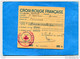 Carte D'adhérent Croix Rouge 1949+Vignette  Afférente-ligue Internationale Des Stés Croix Rouge - Rotes Kreuz