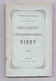 Réglement De L'établissement Thermal De Vichy, 1880, Préfecture De L'Allier, Table Scannée - Bourbonnais