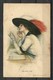 USA 1920ies Post Card Beautiful Lady Make Up Her First Wote Used In Estonia 1922 - Political Parties & Elections