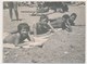 REAL PHOTO Kid Boys Lying On Beach,  Garcons Sur Plage, Photo ORIGINAL - Altri & Non Classificati