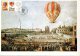 FRANCE - Encart Du Premier Ballon Monté - 4 Scans - Cartas & Documentos