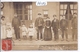 LOUVIERS- CARTE-PHOTO- INTERIEUR DE LA GARE- LE PERSONNEL ET LA FAMILLE- RECT/VERSO- TOP- RARE - Louviers