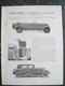 PUBBLICITA'/PUBLICITE' CARROSSERIE MACQUET & GALVIER,RENAULT,MEULEMEESTER,da Rivista AUTO CARRROSSERIE 1927 - Voitures