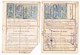 D 63 - EGLISENEUVE Près BILLOM - 2 PERMIS DE CHASSE - 1939- 1945- TIMBRES FISCAUX - 5690 I - Documents Historiques