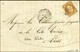Losange D / N° 13 (pd) Avec Très Rare Surcharge Bleue DUCEL, Càd De Distribution Sur Lettre Avec Texte Et En-tête De La  - 1853-1860 Napoleon III