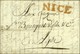 NICE (grand Modèle) Rouge Sur Lettre Avec Texte Daté Du 25 Février 1793 Pour Agde Comprenant Un Connaissement. - SUP. - Other & Unclassified