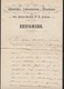 Zeugniss 1866 Chemisches Laboratorium Wiesbaden Signiert Fresenius - Sonstige & Ohne Zuordnung