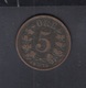 Norwegen Norway 5 Öre 1875 - Norvège