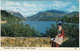 Snowdon From Llyn Padarn, Girl In National Costume, North Wales  - (Wales) - Caernarvonshire