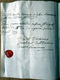 73 SAVOIE CHAMBERY DAUPHINE ACTE DE DECES MANUSCRIT  DE BARBARA DE BOCZOSEL A LAUSANNE EN 1793 - Manuscripts