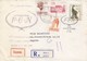 Yugoslavia Registered + Express Cover Bled 1965 TPO Railway Bahnpost Postmark Ljubljana-Beograd 12 - Lettres & Documents