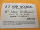 Petit Carnet Publicitaire De Décalcomanies/ALPHA/Au Bon Accueil/Marie BRINKHUIZEN/BRUAY En ESCAUT/Nord/Vers1930    JE208 - Autres & Non Classés
