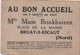 Petit Carnet Publicitaire De Décalcomanies/ALPHA/Au Bon Accueil/Marie BRINKHUIZEN/BRUAY En ESCAUT/Nord/Vers1930    JE218 - Andere & Zonder Classificatie