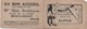 Petit Carnet Publicitaire De Décalcomanies/ALPHA/Au Bon Accueil/Marie BRINKHUIZEN/BRUAY En ESCAUT/Nord/Vers1930    JE218 - Otros & Sin Clasificación