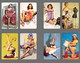 220+ Pin Up Girl Calendar 2015 , Mini Card, Painting Card - Tamaño Pequeño : 2001-...