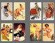 Delcampe - 220+ Pin Up Girl Calendar 2015 , Mini Card, Painting Card - Tamaño Pequeño : 2001-...