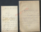 3 LETTRES DE 1891/1900/08 ECRITE DE MIGENNES : - Manuscripts