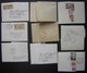 Saint Girons Ariège Lot De 9 Lettres Recommandées, Nombreux Timbres Voir Photos - 1961-....