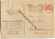 Ortskarte Berlin - 8 Pf. Bauten - Magistrat Von Groß-Berlin Am 21.Januar 1950 - Briefe U. Dokumente