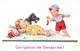 Delcampe - Lot De 25 CPA Illustrations D' Enfants - Humour Coquin - Humorous Cards
