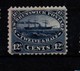 Canada New Brunswick 12  1/2 Cent Indigo Blue Soft Paper Not Postmarked No Gum - Unused Stamps
