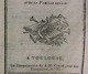 ALMANACH CALENDRIER  1826 ,  FETES , FOIRES  Départements 09 , 11 , 12 , 31, 32, 33 , 46 , 47 , 64 , 65 , 66, 81 , 82 - Petit Format : ...-1900