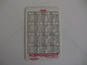 Aeroflot Soviet Airlines Pocket Calendar 1988 - Small : 1981-90