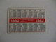 Aeroflot Soviet Airlines Pocket Calendar 1982 - Small : 1981-90