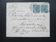 Österreich 1903 Nr. 86 MeF Waagerechtes Paar. Strichstempel Aussig. Sudetenland / Sudeten. Nach München - Briefe U. Dokumente