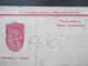 Österreich / Ungarn 1917 Feldpostkarte Tabori Postahivatal. Für Die Invaliden, Witwen Und Waisen Des I. R. Nr. 23 - Brieven En Documenten