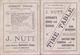 GREAT-BRITAIN :1914: TIME TABLE (Trains) With The Compliments Of J. NUTT, GERRARD'S CROSS And DENHAM, Coal Merchant ... - Europe