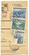 Czechoslovakia Bohemia & Moravia 1941 Parcel Card Lysice / Lissitz, Scott 34, 44, 47 - Covers & Documents