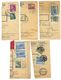 Czechoslovakia Bohemia & Moravia 1941-44 5 Parcel Cards Prostějov / Prossnitz - Covers & Documents